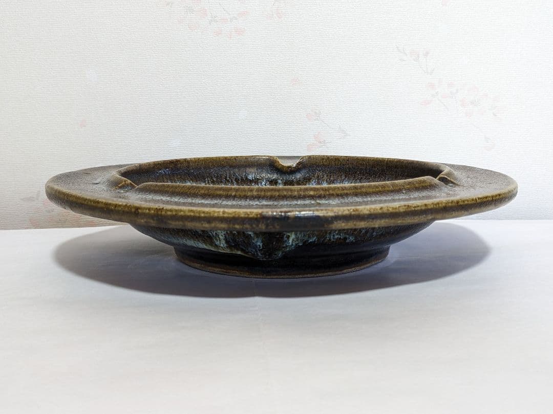 ♦民藝 益子焼 用の美 絶品！灰皿 水盤 花器 コレクション 骨董品アンティーク