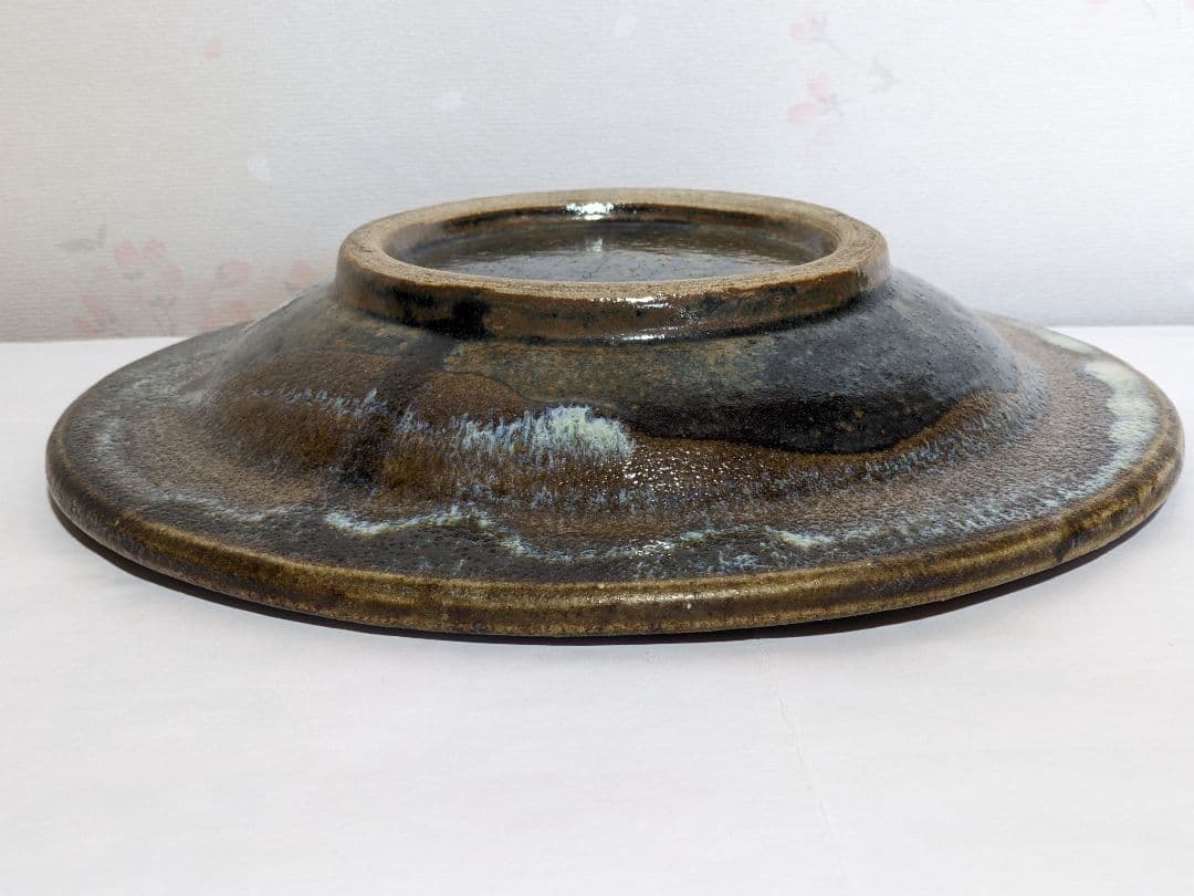 ♦民藝 益子焼 用の美 絶品！灰皿 水盤 花器 コレクション 骨董品アンティーク