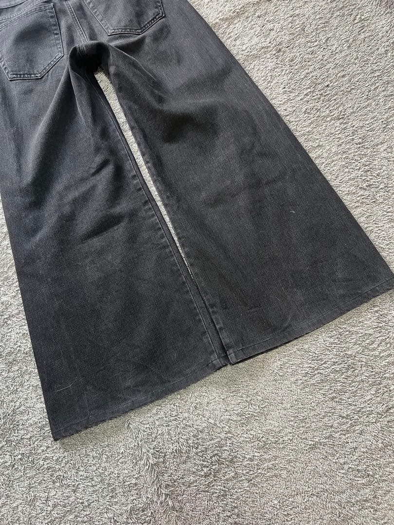 パンツ \"DIESEL\" Black Wide leg Denim