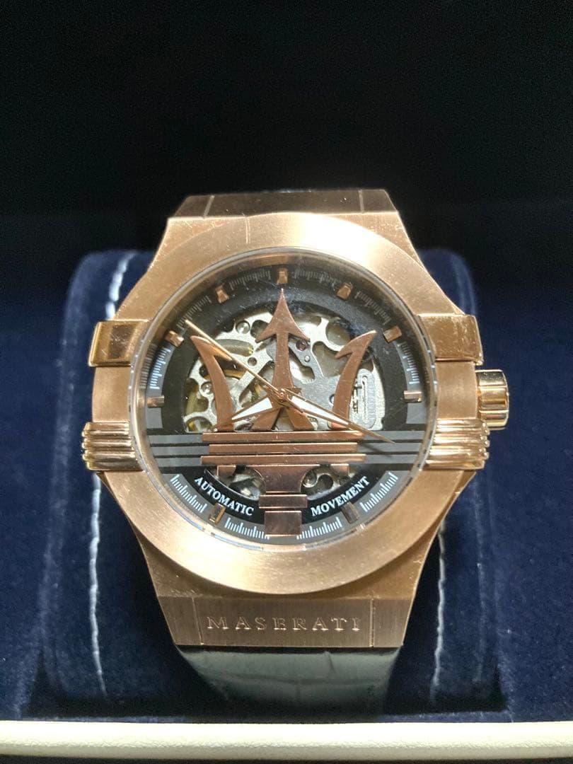 マセラティ時計★ポテンザ★自動巻き★両面スケルトン