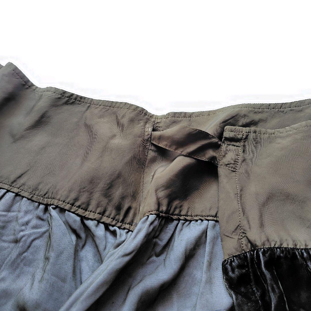 希少✨ トリココムデギャルソン ラップスカート コットンリネン 花柄レース