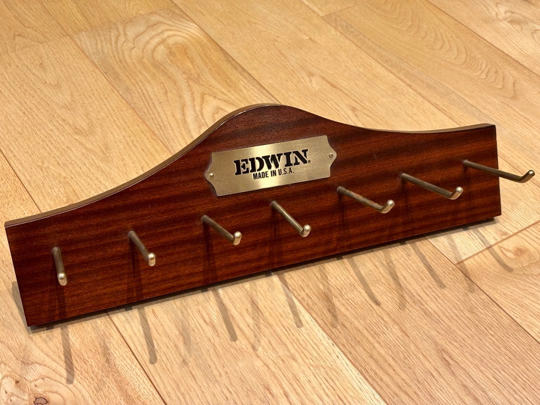 EDWIN ヴィンテージ　壁掛けフック　什器