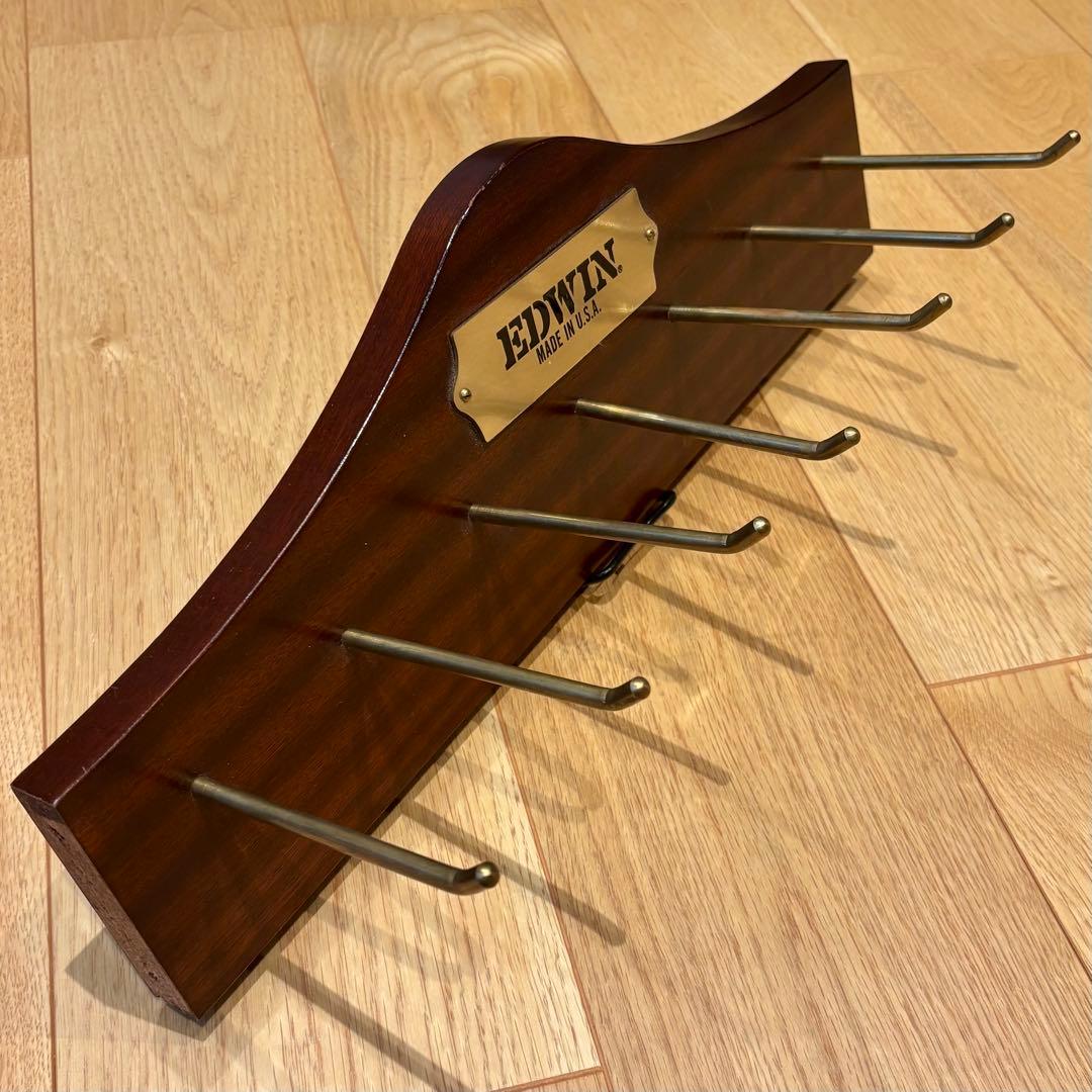 EDWIN ヴィンテージ　壁掛けフック　什器