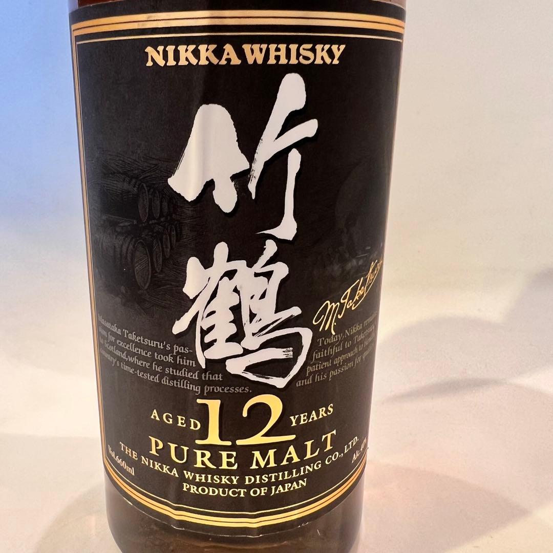 ニッカ NIKKA 竹鶴 12年 ピュアモルト 660ml 国産ウイスキー