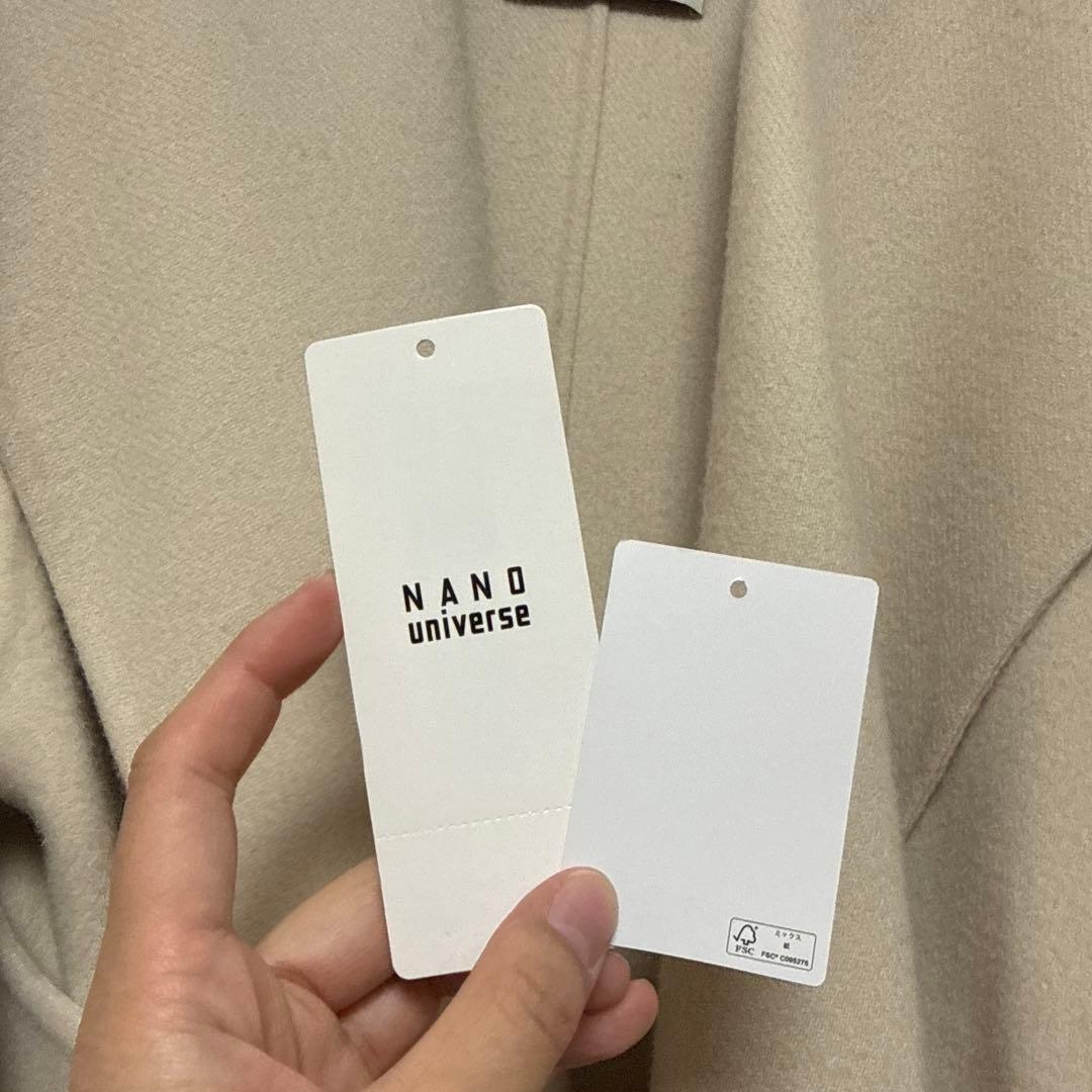 新品NANO universe リバーショールミディコート