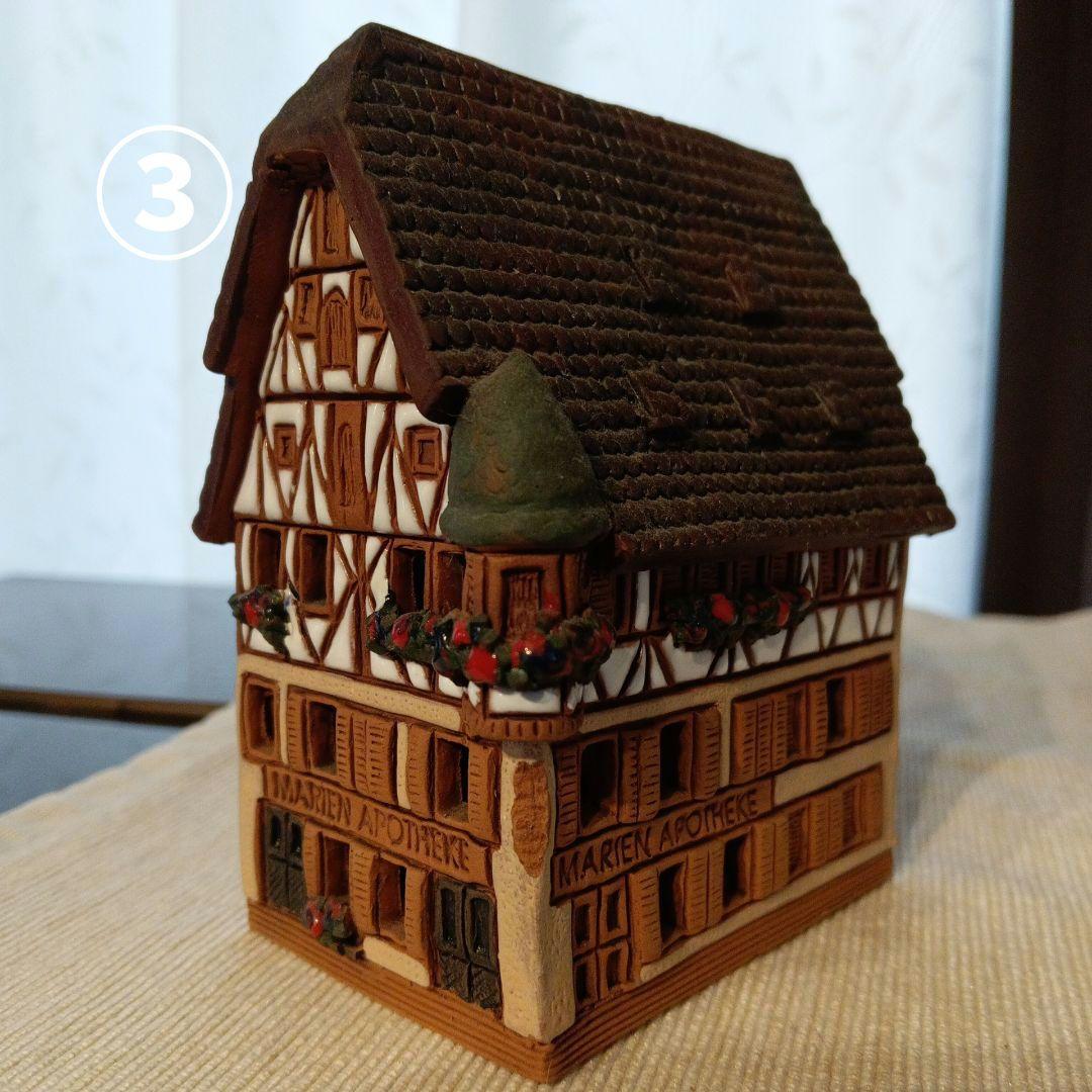 【超メルカリ祭限定】ライト付リトアニアキャンドルハウス3点セット　刻印あり