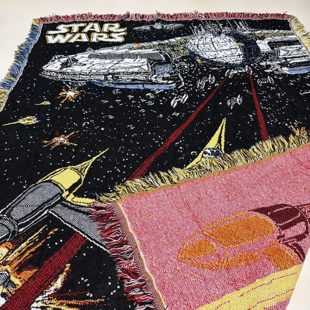 スターウォーズ　ブランケット　マルチカバー　ソファーカバー　ラグ 145x112