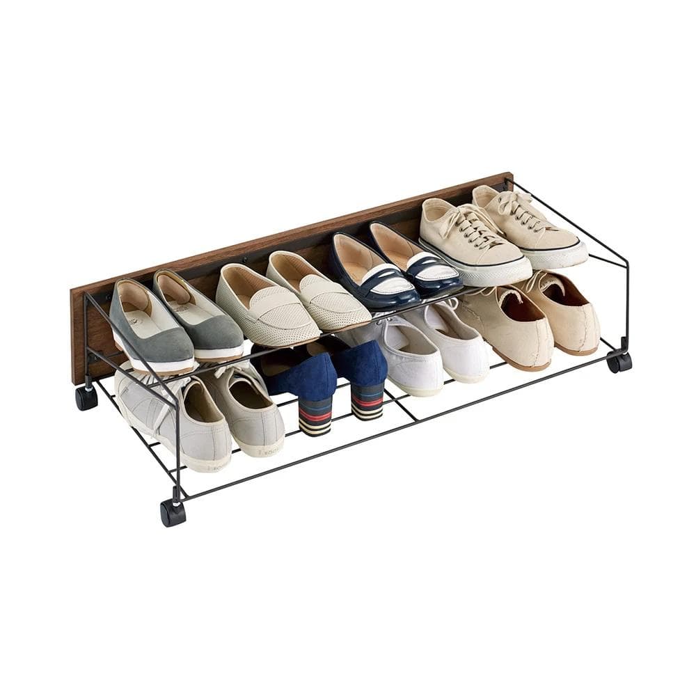 L-41509 シューズボックス下ワゴンシューズ 幅80