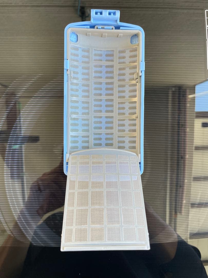 818 コンフィー ガラストップおしゃれブラック7kg洗濯機 風乾燥機能付き