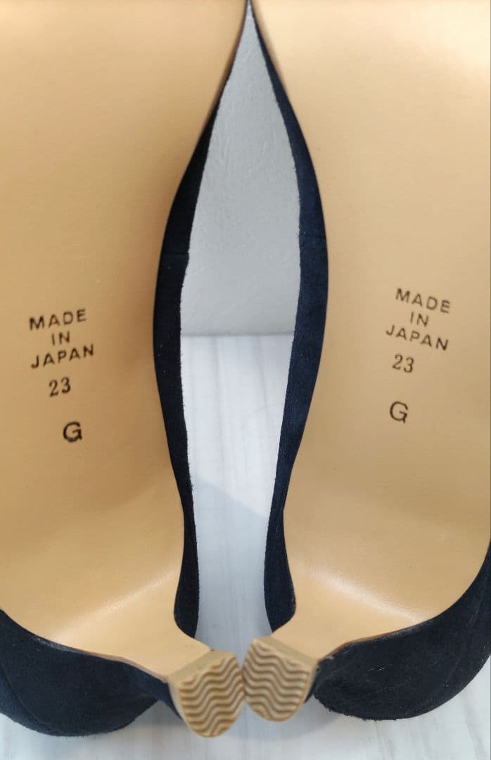 【試し履き程度】ダイアナ 23.0㎝ パンプス ネイビー レース パーティ