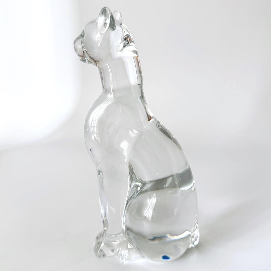 【バカラ】動物 猫 エジプト エジプシャンキャット 置物 インテリア★金運★幸運