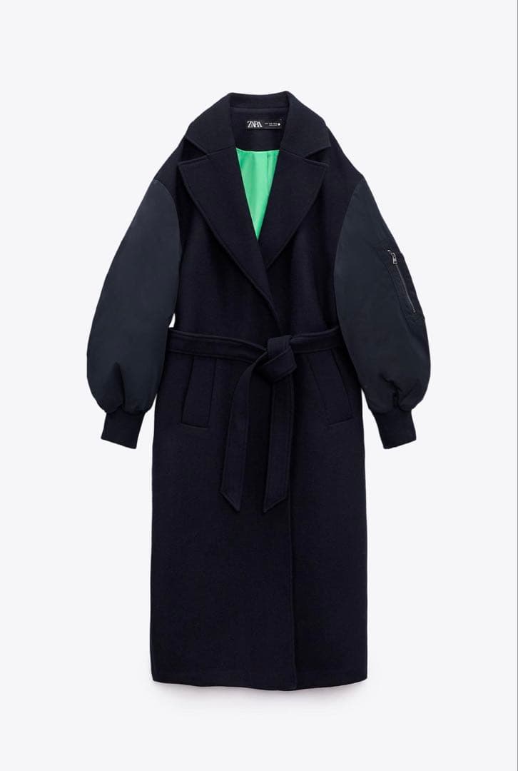 ZARA マッチングボンバーコート