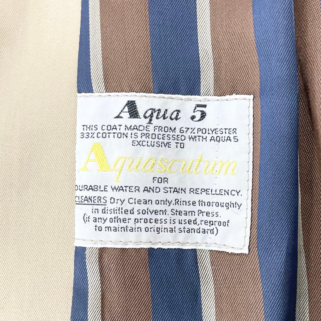 【hiro＊即購入】Aquascutum ステンカラーコート Aqua5