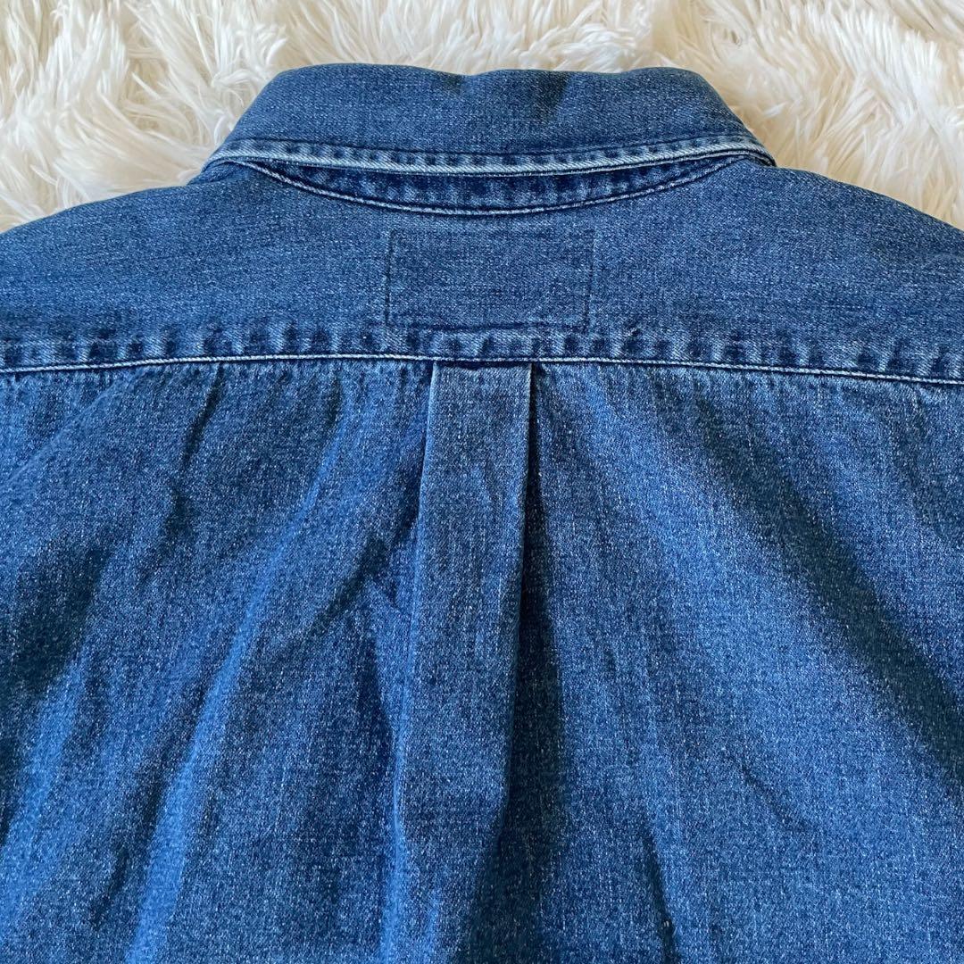 美品✨ 90s POLO COUNTRY ラルフローレン デニムシャツ M 濃紺