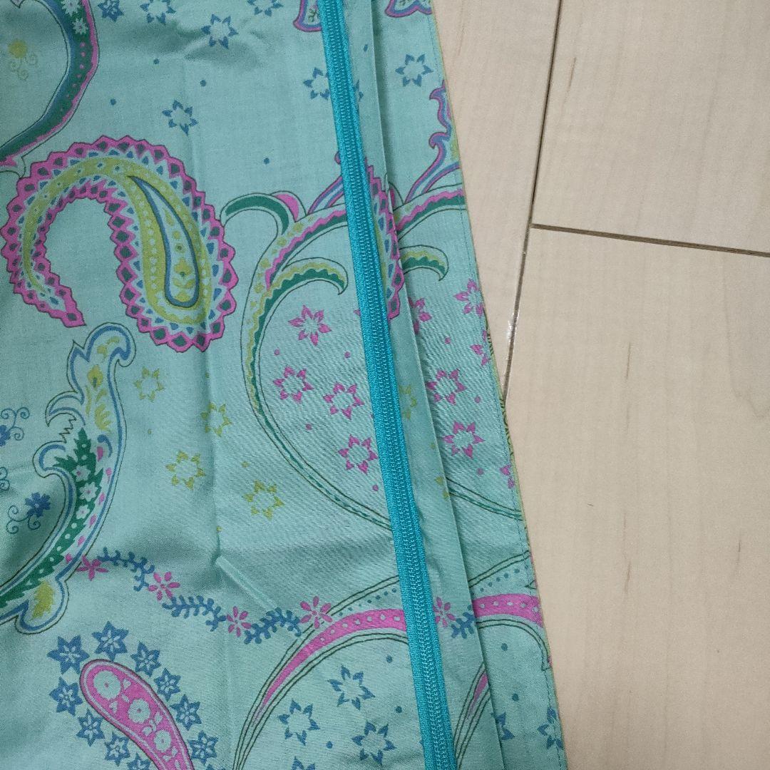 ETRO ペイズリー柄 掛け布団カバー150×210cm 綿100%枕カバーつき