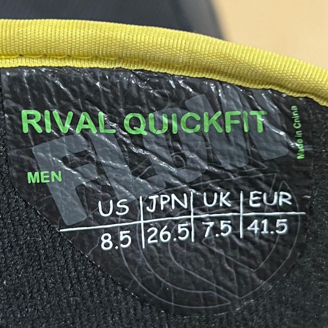 【美品_即日発送】FLOWフロー RIVAL QUICKFIT 26.5cm