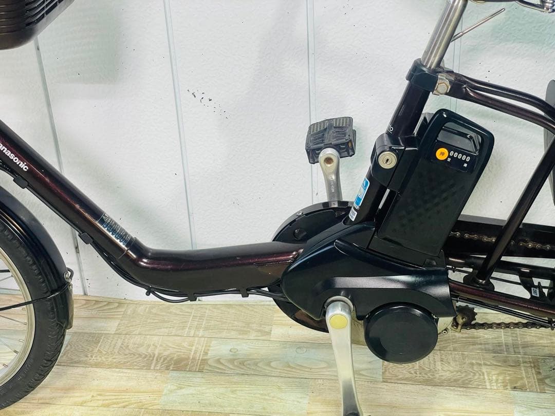 ★2987パナソニック12アンペア 20インチ子供乗せ電動アシスト自転車