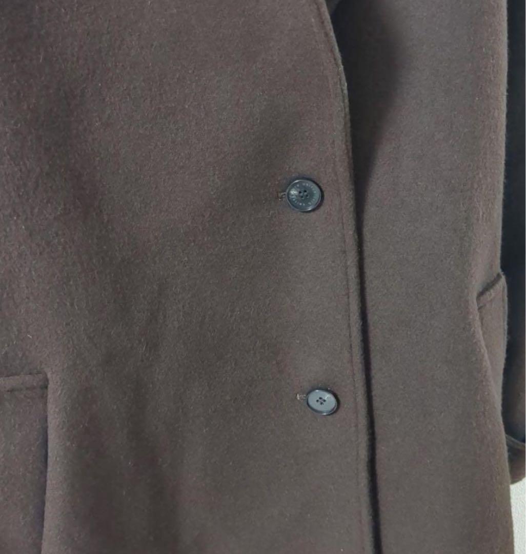 ビッグカラー2wayスタンドコート　ブラウン　united tokyo ロング