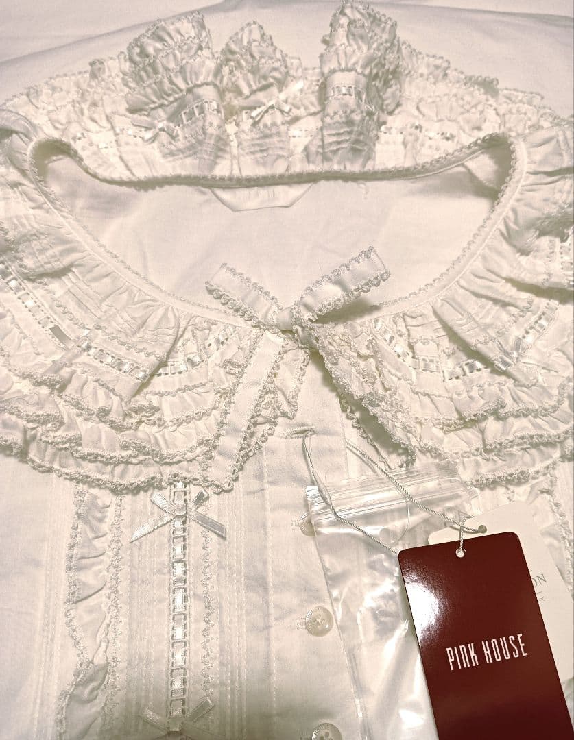 【タグ付き未使用】ピンクハウス　半袖ブラウス