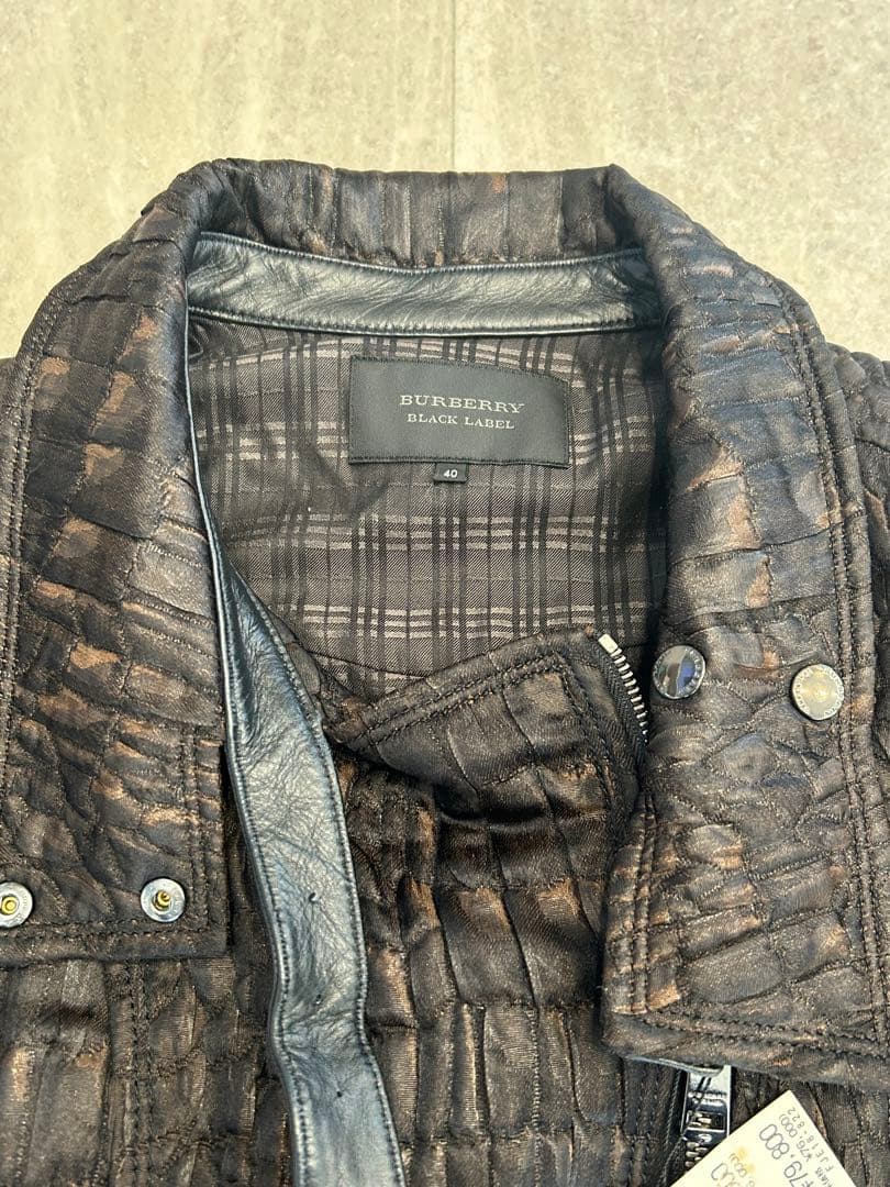 BURBERRY BLACK LABEL ライダースジャケット