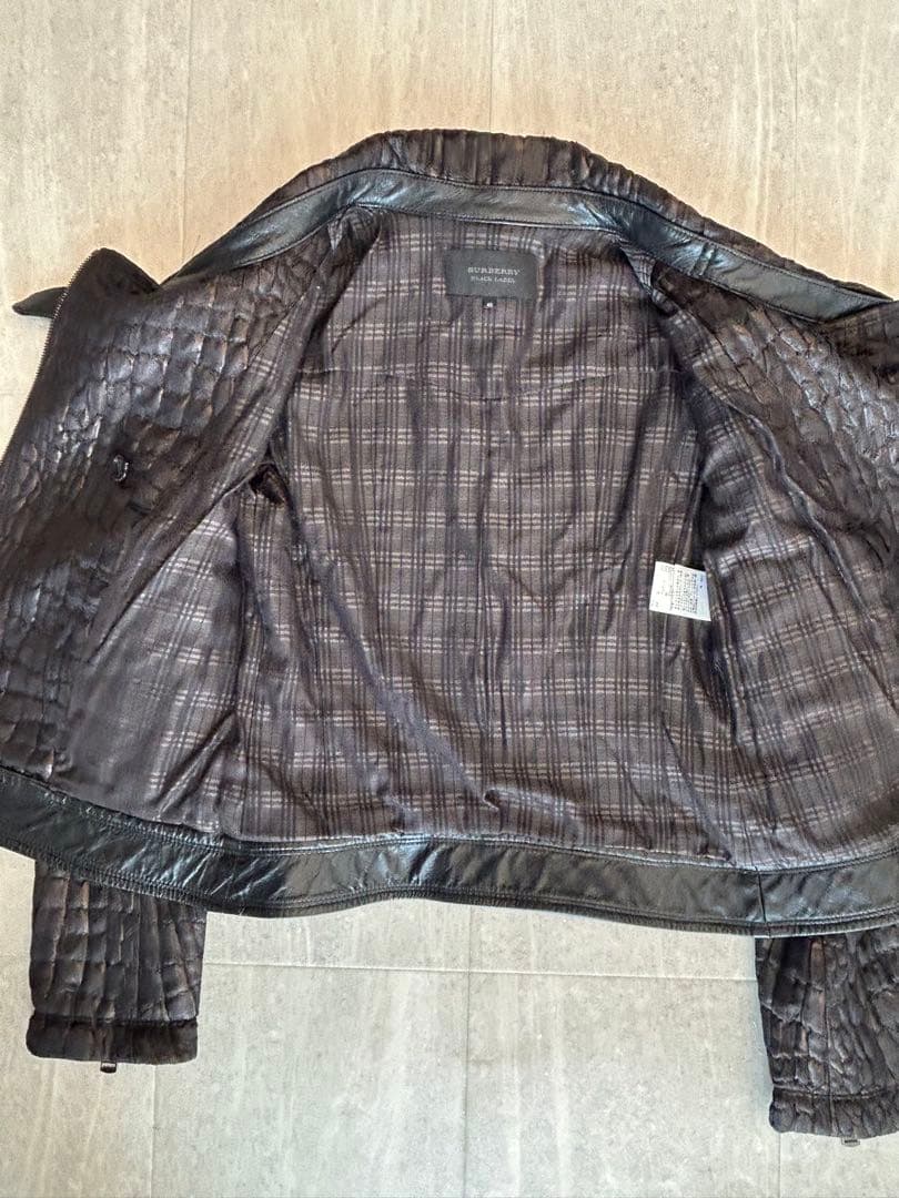 BURBERRY BLACK LABEL ライダースジャケット