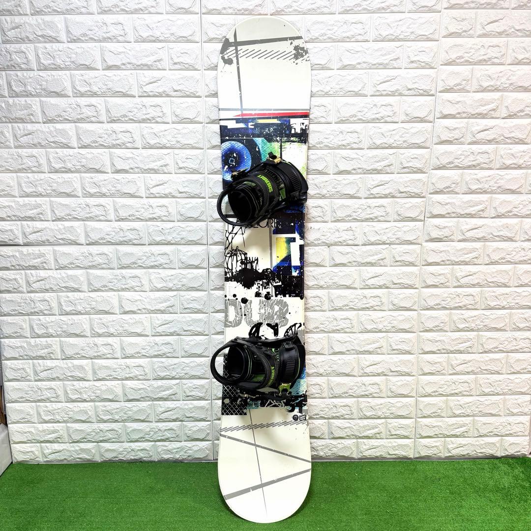 美品　DUB スノーボード　151 キャンバー　ビンディング　ケース付　すぐ使用