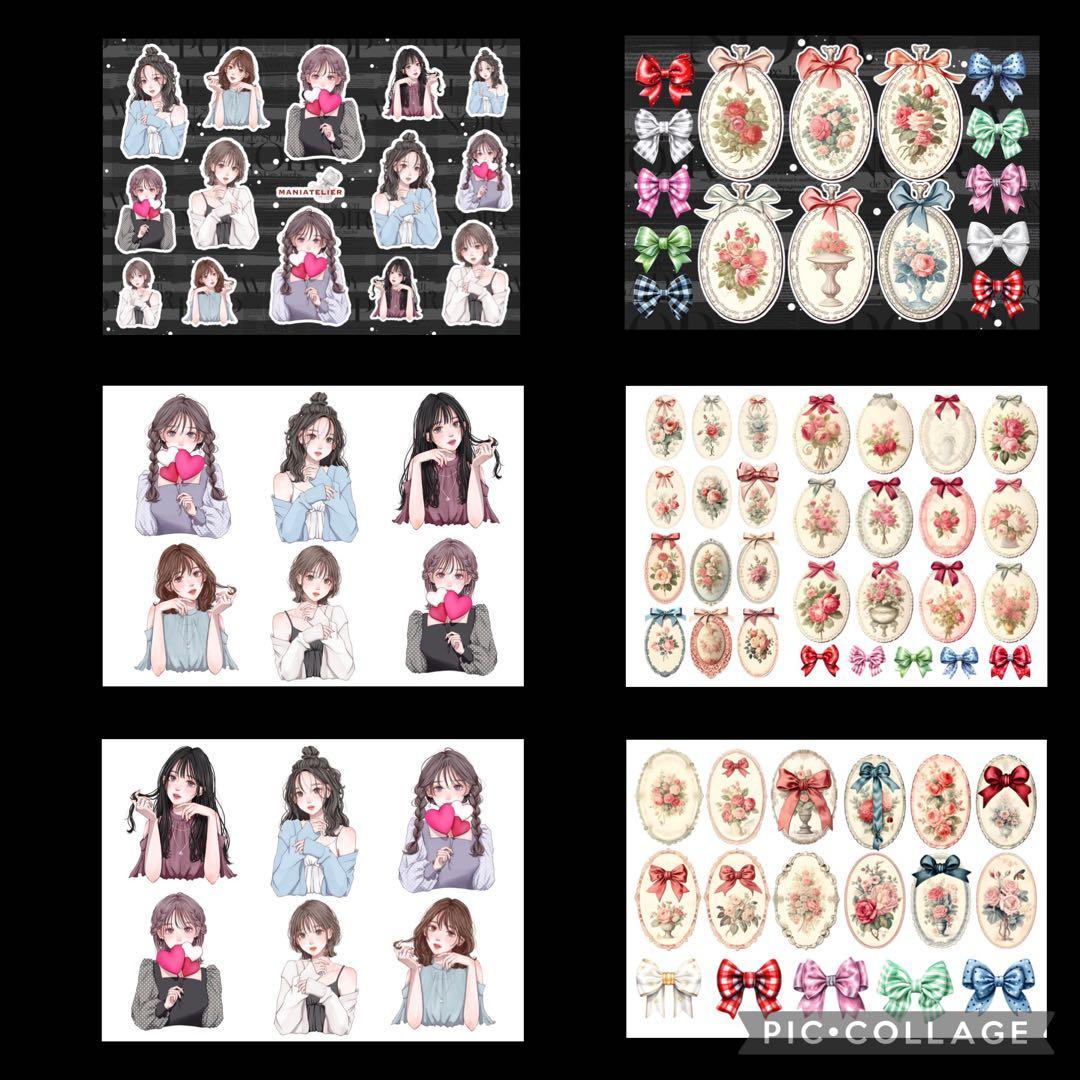 ▶︎maniatelier/コラージュシート一覧組み合わせ売り♡