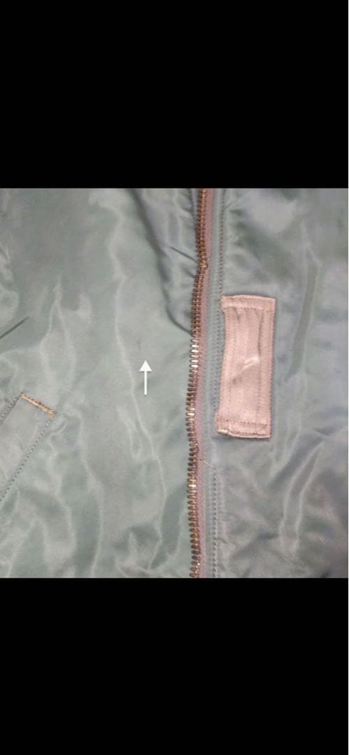 MA-1フライトジャケット Sサイズ グリーン M13262 カツオ