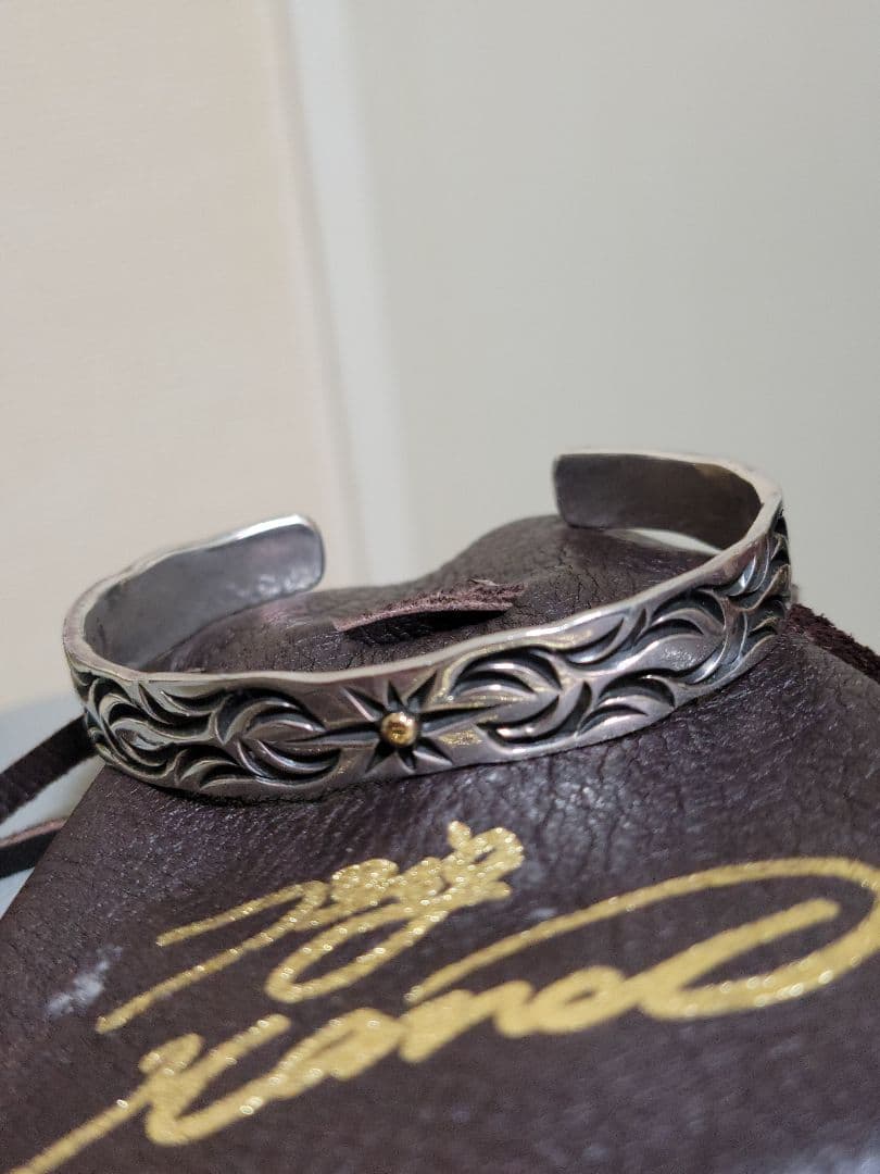 【YOSHIYUKI】BIG HANDビッグハンド バングル SV K18