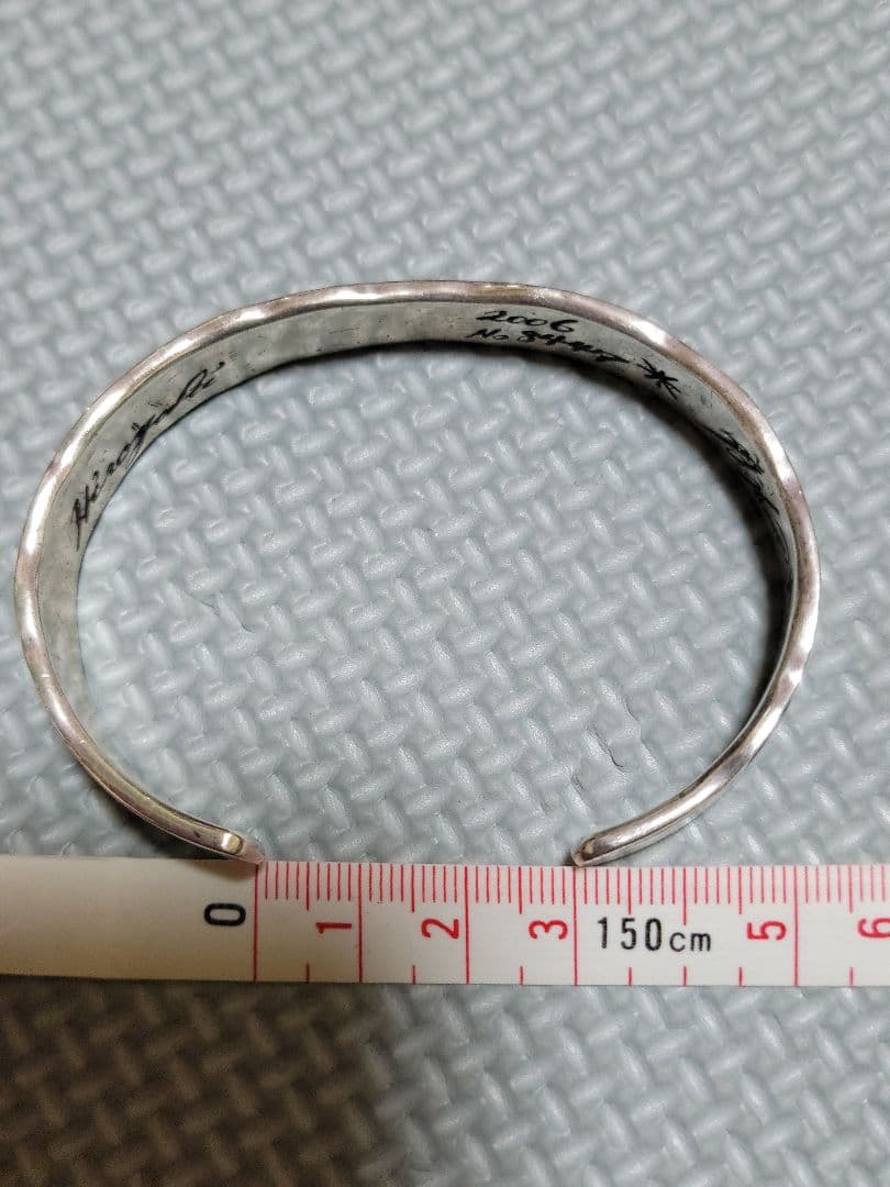 【YOSHIYUKI】BIG HANDビッグハンド バングル SV K18