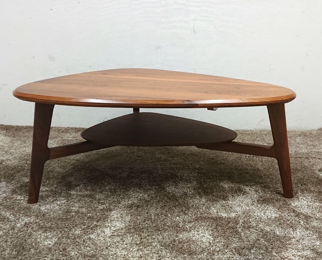 カリモク 定価14万円 日本製 TI3658 ウォールナット センターテーブル