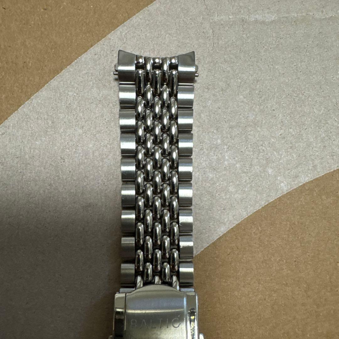 BALTIC 替えベルト ステンレススチール ビーズ オブ ライス ブレスレット