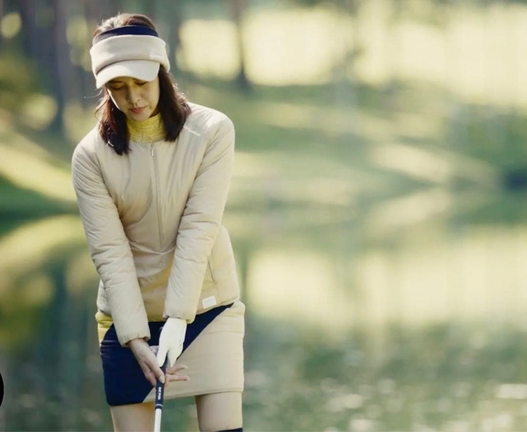 テーラーメイドゴルフ　防寒5点セット　中綿ジャケット　スカート　ハイネック