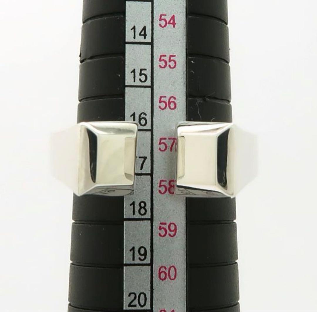 HERMES クルー・ド・フォルジュ GM シルバー リング 美品