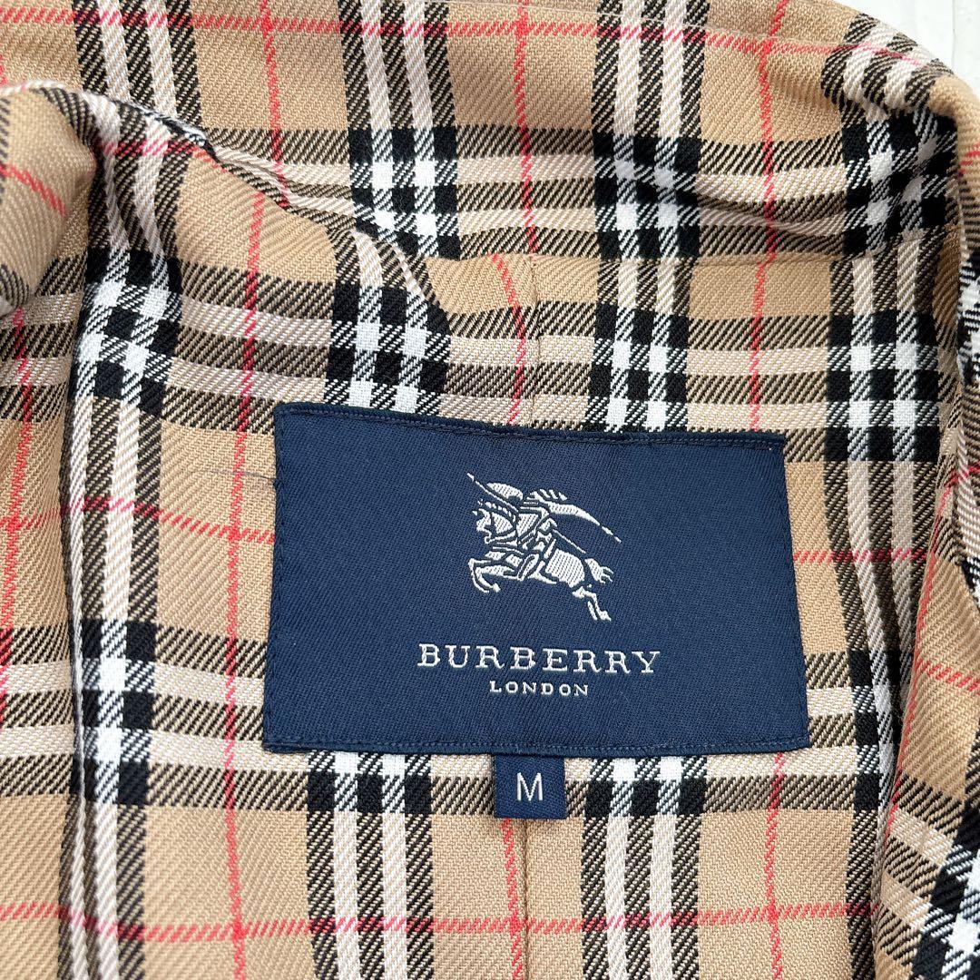 バーバリー　ロンドン　ステンカラー　M ベージュ　ノバチェック　アウター　上着