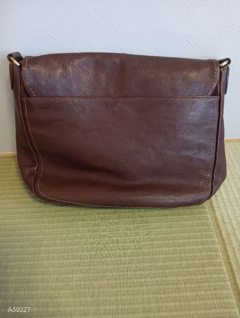 土屋鞄　オイルトーンヌメショルダー　ダークブラウン