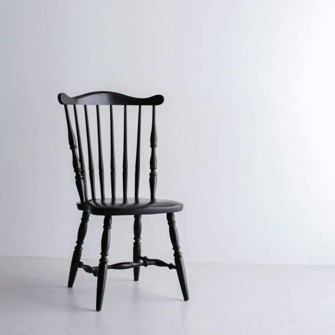 レザーチェア　ウィンザーチェア　ダイニングチェア　アンティーク　古家具