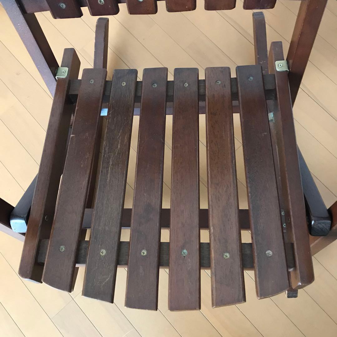 木製 折りたたみ式 ロッキングチェア