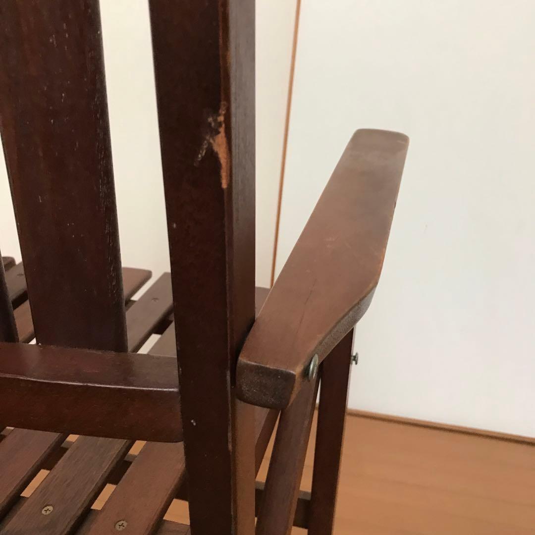 木製 折りたたみ式 ロッキングチェア
