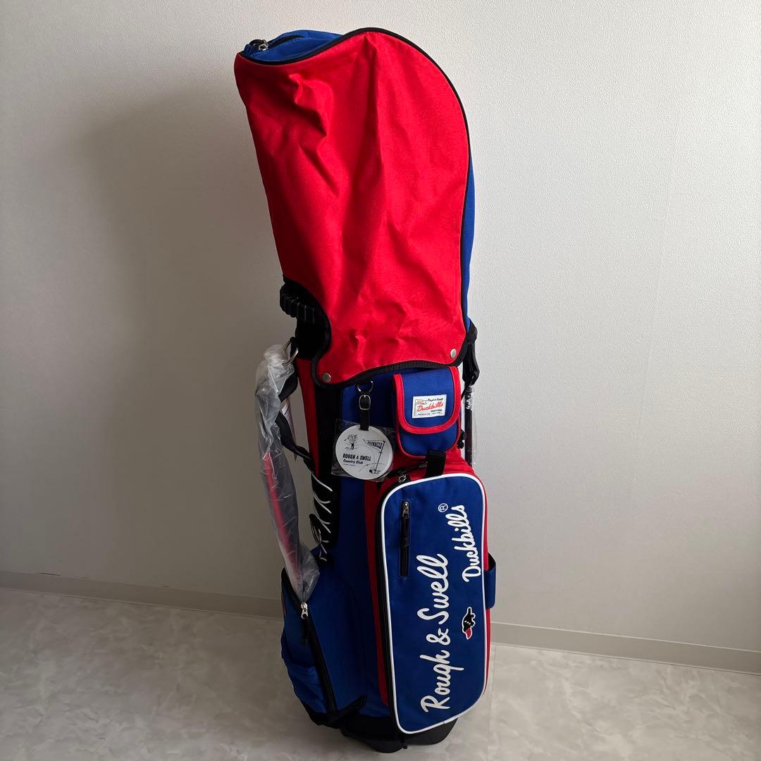 Rough & Swell キャディバッグ 青・赤・白