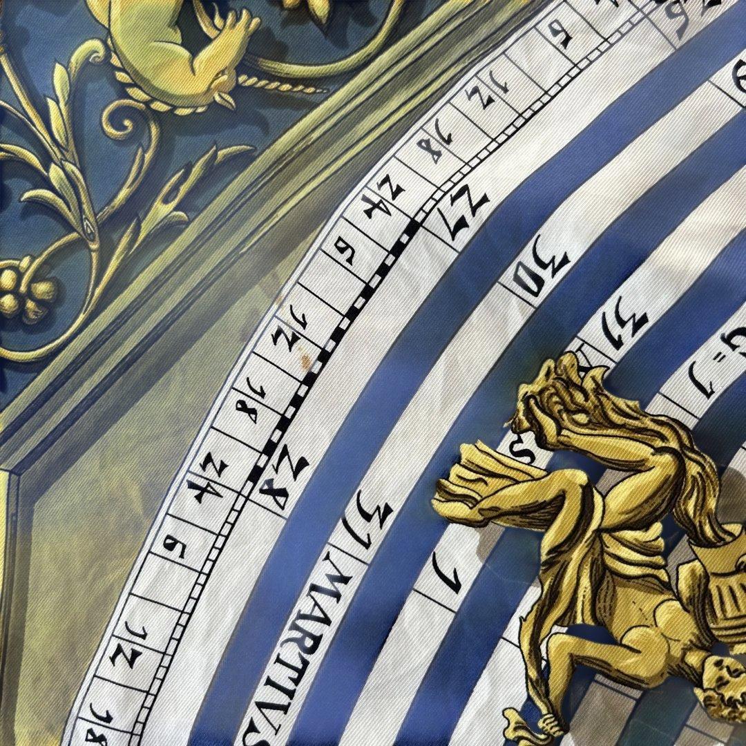 エルメス　星座デザイン シルクスカーフ