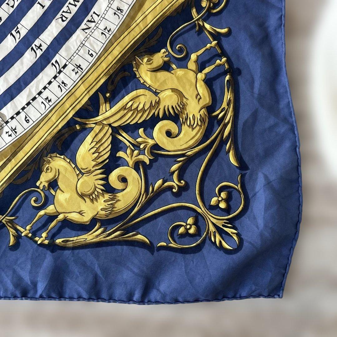 エルメス　星座デザイン シルクスカーフ