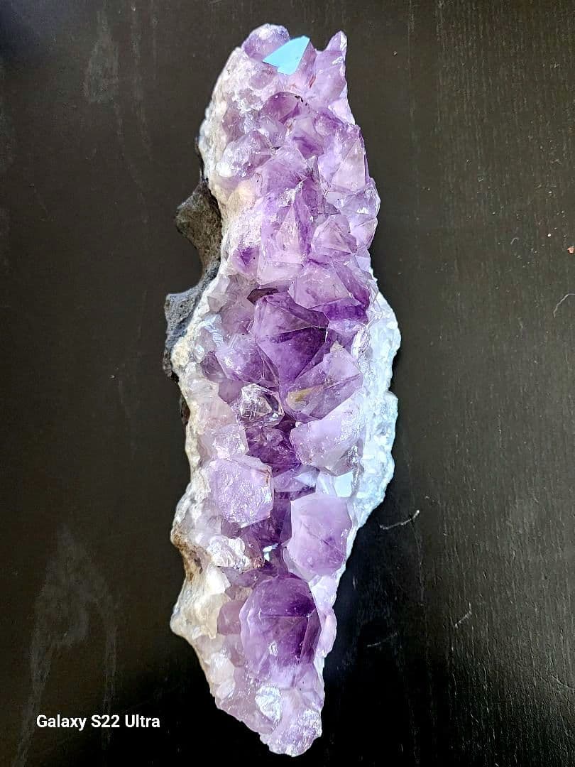 ブラジル産アメジスト 自然石 約30cm