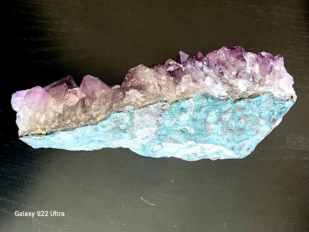 ブラジル産アメジスト 自然石 約30cm