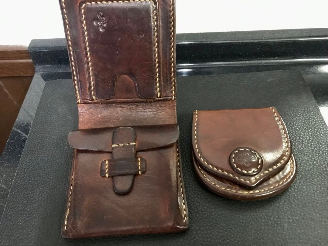 手縫いウォレット