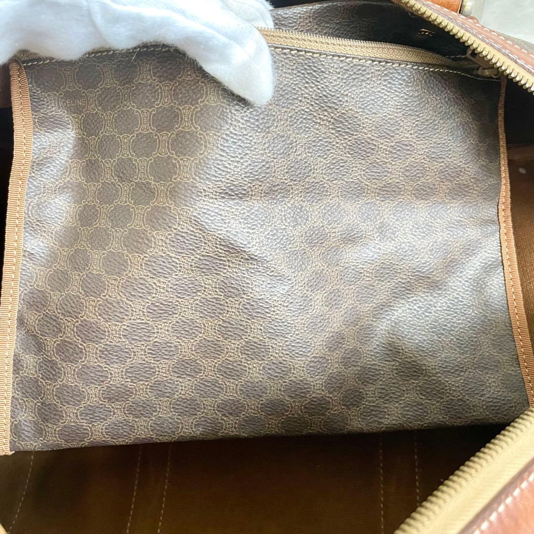 セリーヌ celine ボストンバッグ トリオンフ マカダム