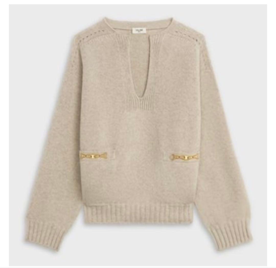 CELINE カシミアセーター M