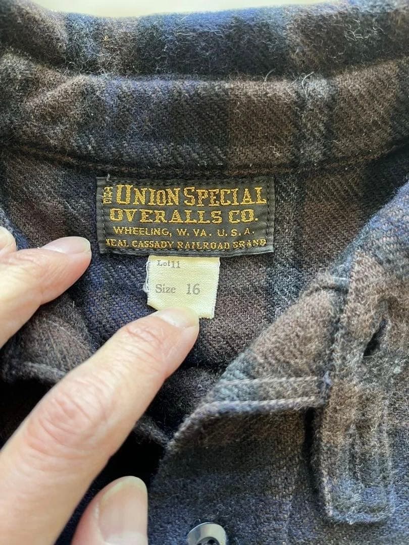 BLACKBIRDフリーホイーラーズ　ニール　フランネルシャツ 16サイズ