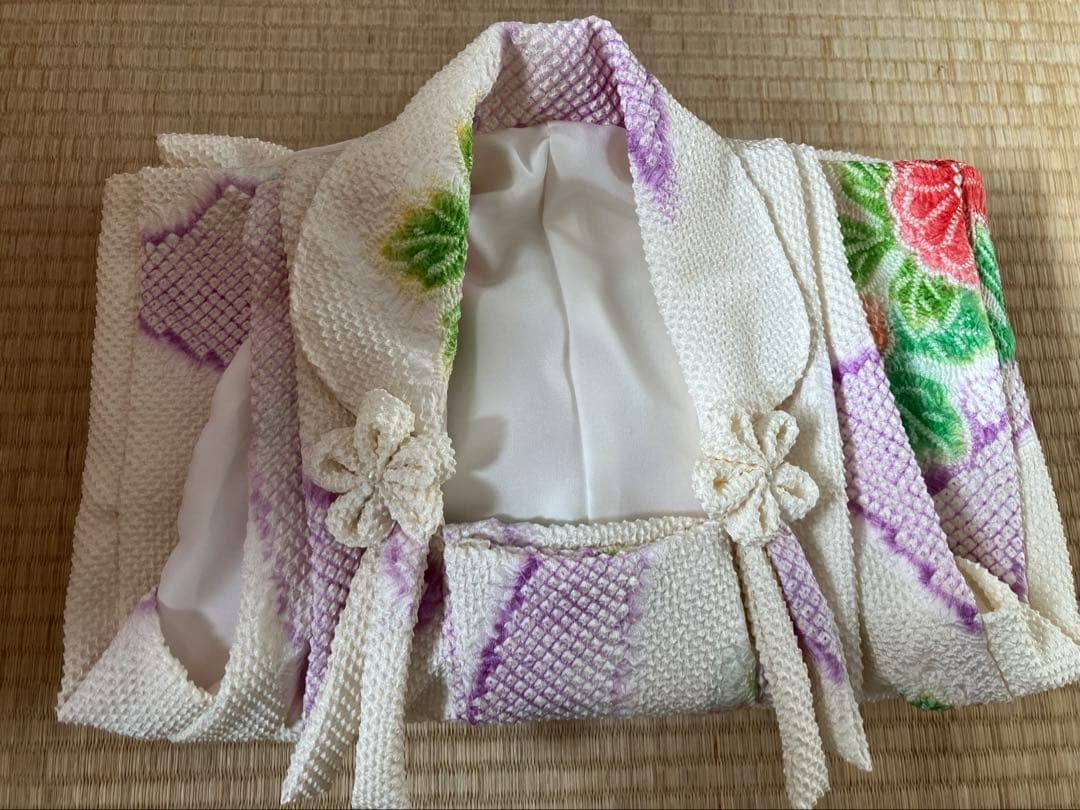 ご予約品　２点おまとめ 藤娘きぬたや　総絞り　七五三　被布　祝い着