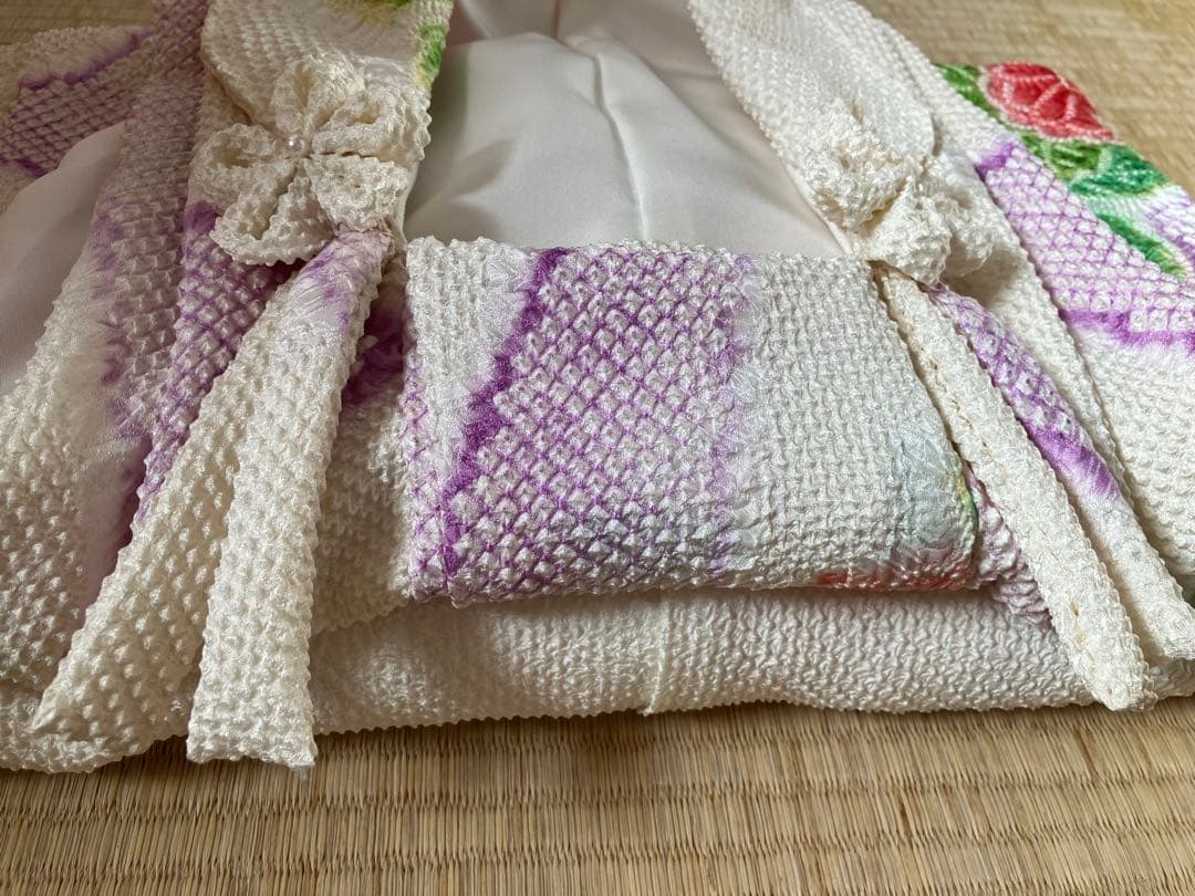 ご予約品　２点おまとめ 藤娘きぬたや　総絞り　七五三　被布　祝い着